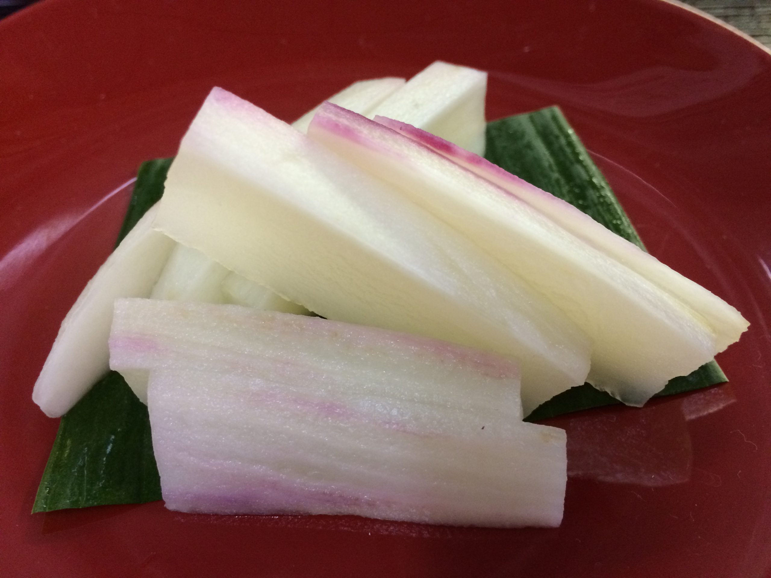 ヤーコンの糠漬け